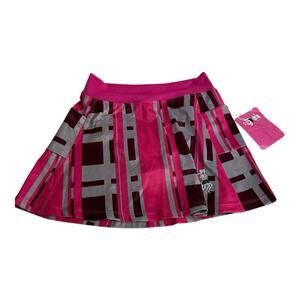 RunningSkirts Pink Plaid Athletic Skirt Skort Fitness Tennis Golf Size 0